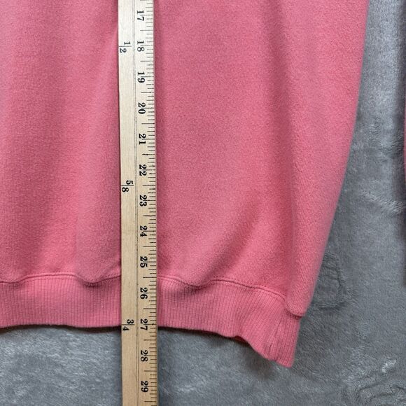 Vintage Lee Heavyweight Sweatshirt Women’s XL Pink Floral Wheel Barrel Garden - Picture 7 of 9